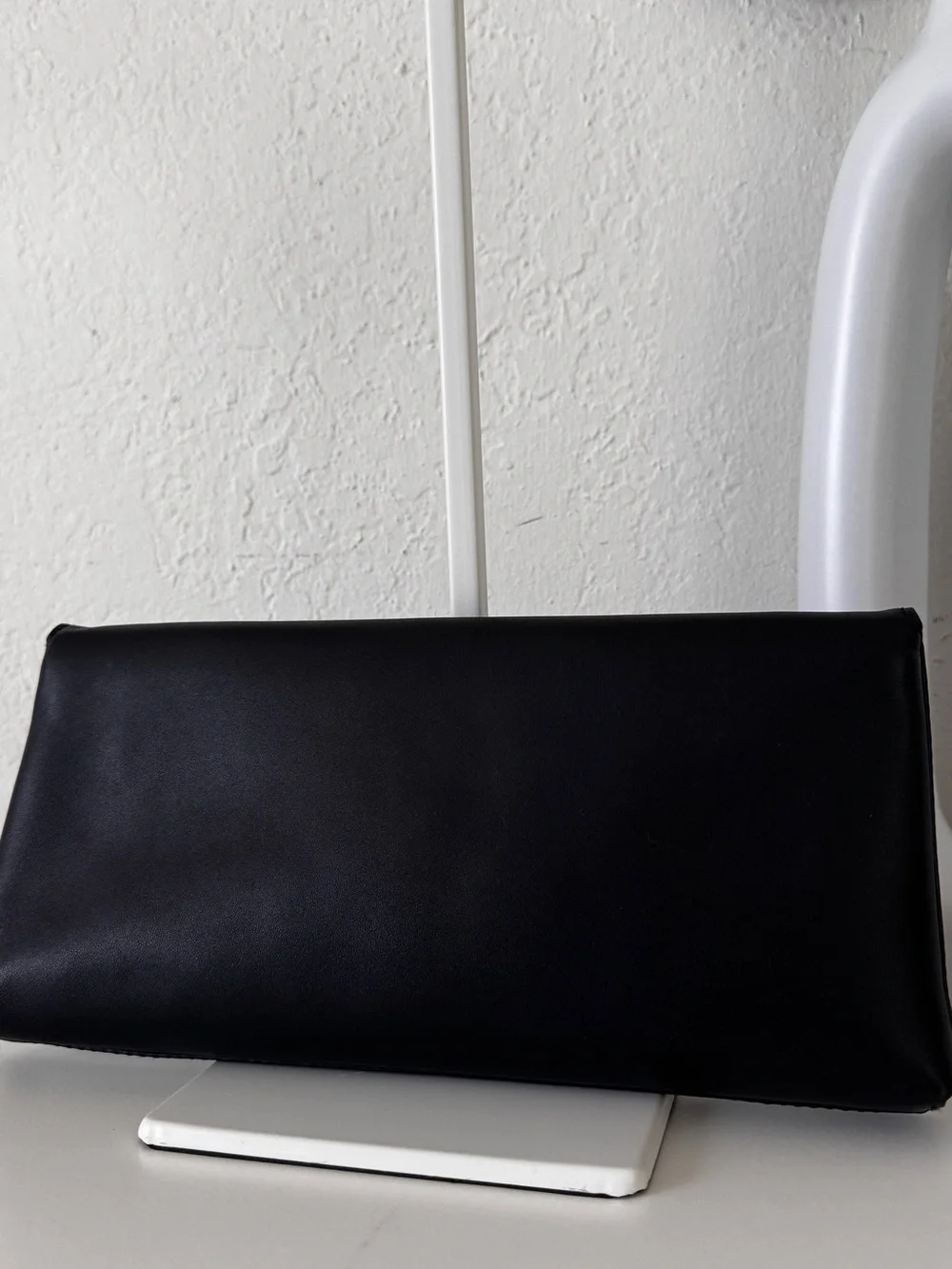 Tory Burch Miller Clutch in Black leather